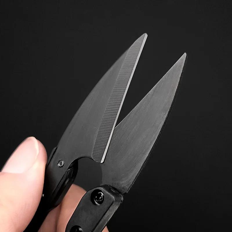 Ciseaux à coudre U, coupe-fil à perles, fils de coupe, fournitures de points, ciseaux en tissu brodé