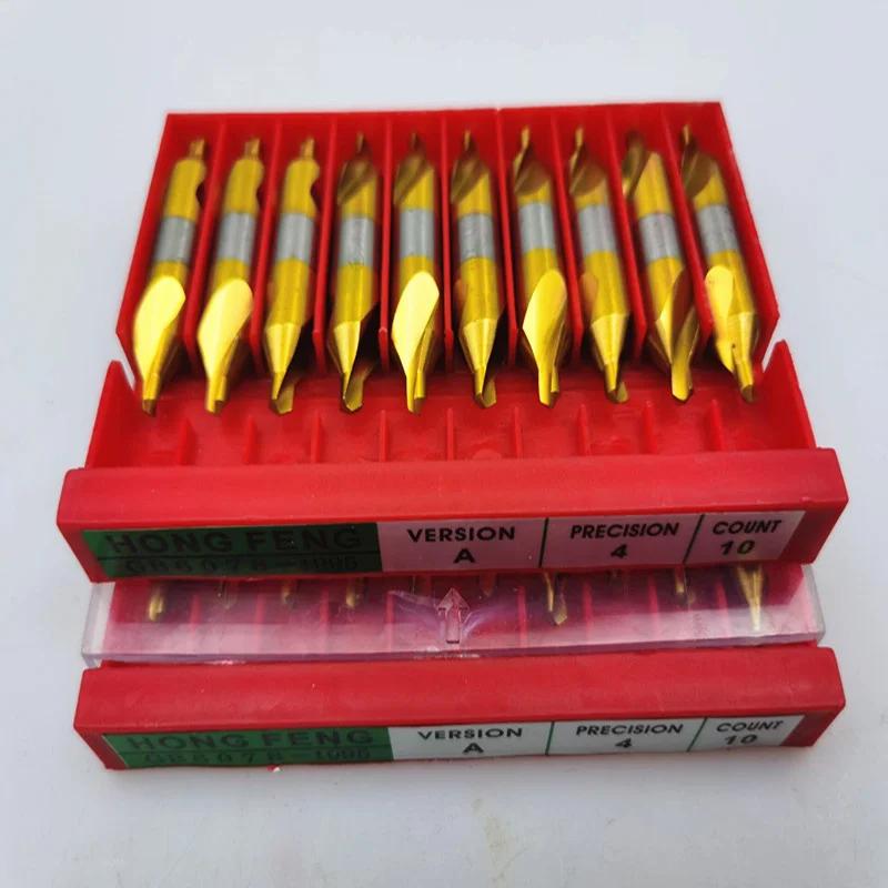 Foret central de Type A 0.5-10mm W6542 HSS plaqué titane, utilisé pour le traitement des métaux, cha