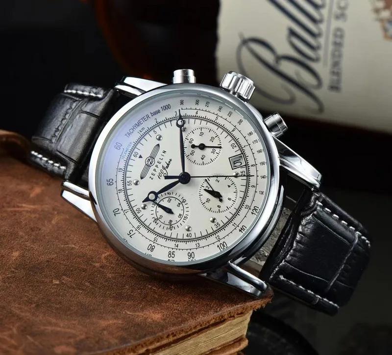Nouveau Zeppelin Version dirigeable montre commémorative pour hommes rétro affaires loisirs montre p