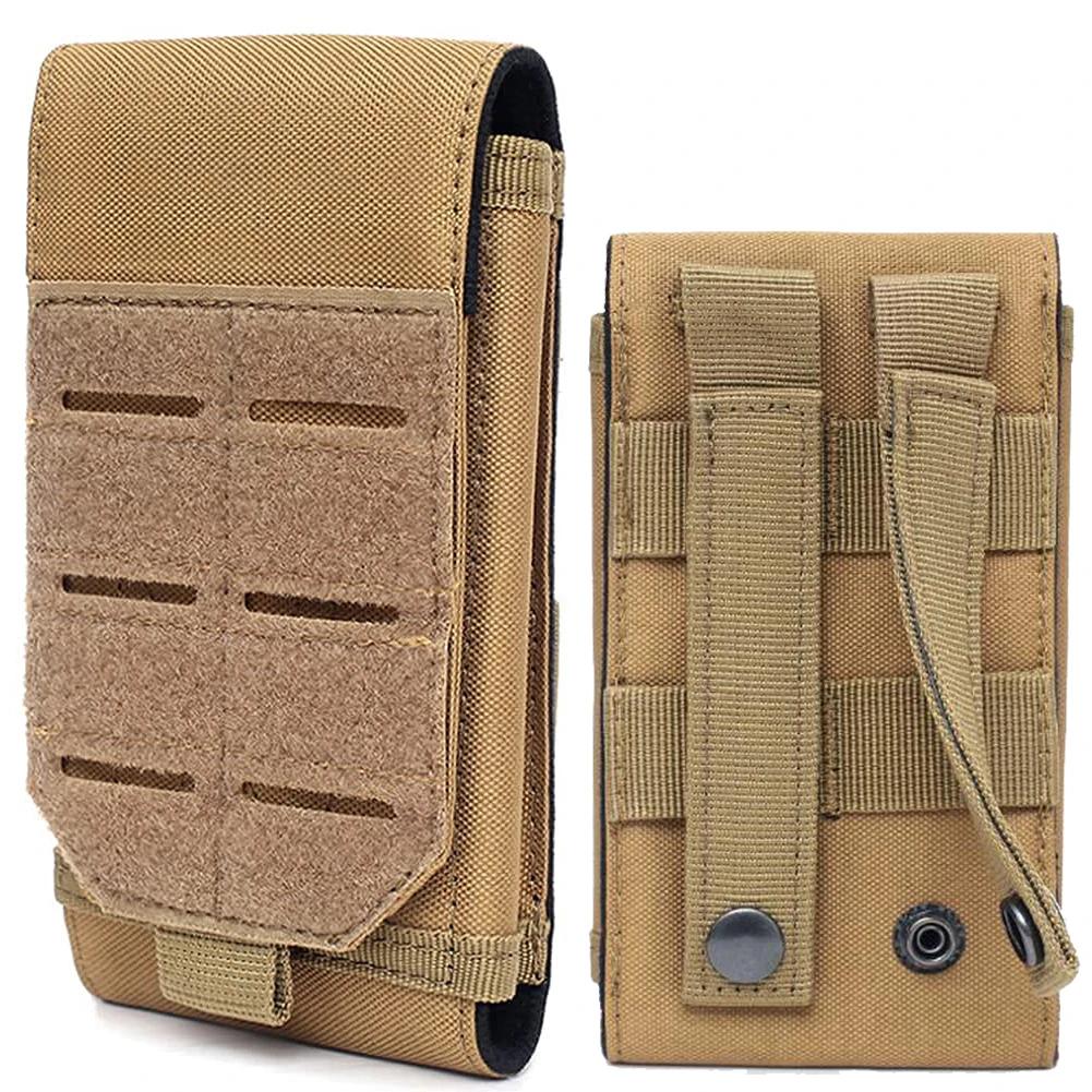 Pochette de téléphone Molle Laser 1000D, robuste, étanche, petit support de téléphone portable tacti