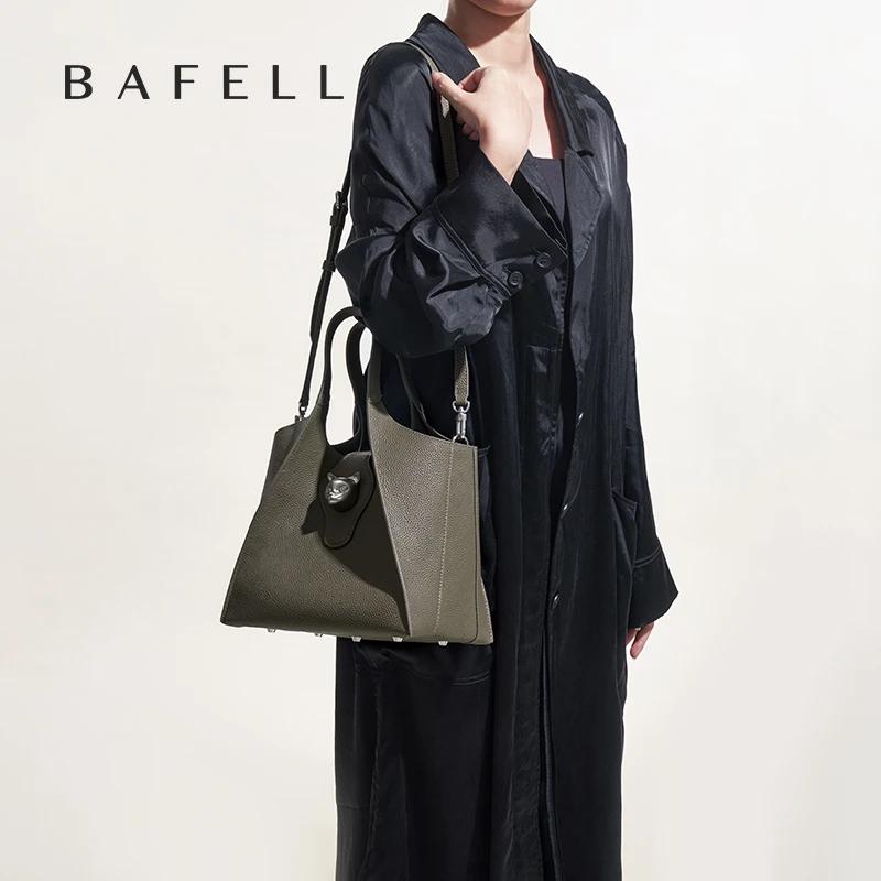 Sac à main fourre-tout de voyage BAFELLI 2026 pour femme en cuir véritable, sac à main unisexe de lu