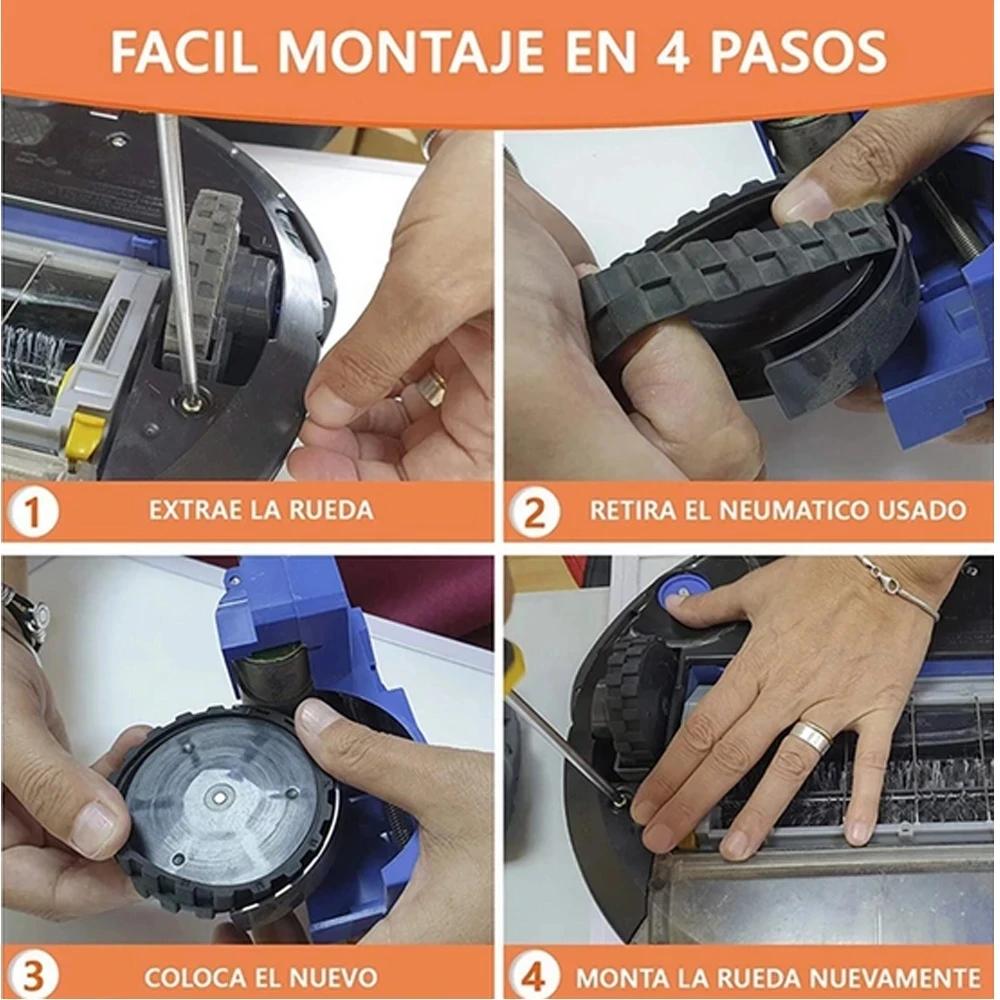 Pièces de filtre Hepa pour brosse latérale à rouleau, accessoires pour aspirateur iRobot Roomba séri