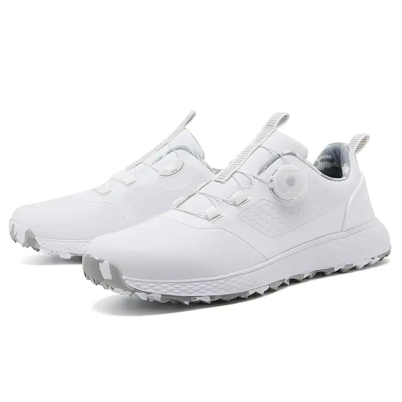 Baskets golf imperméables hommes femmes confortables mode décontractée extérieur