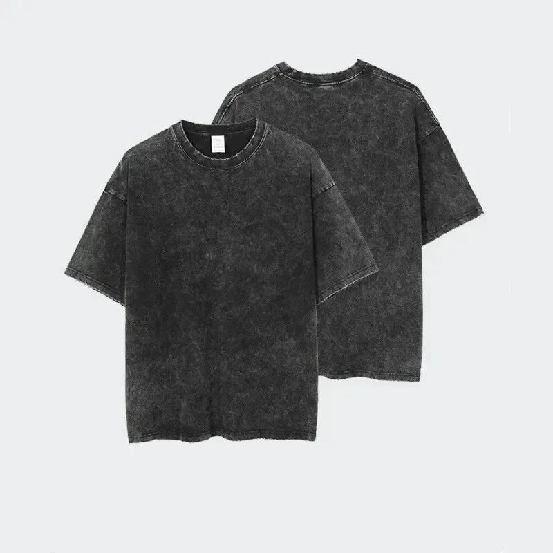 T-shirt NieR délavé, nouveau modèle, T-shirt pour amoureux de l'anime, vêtements surdimensionnés pou