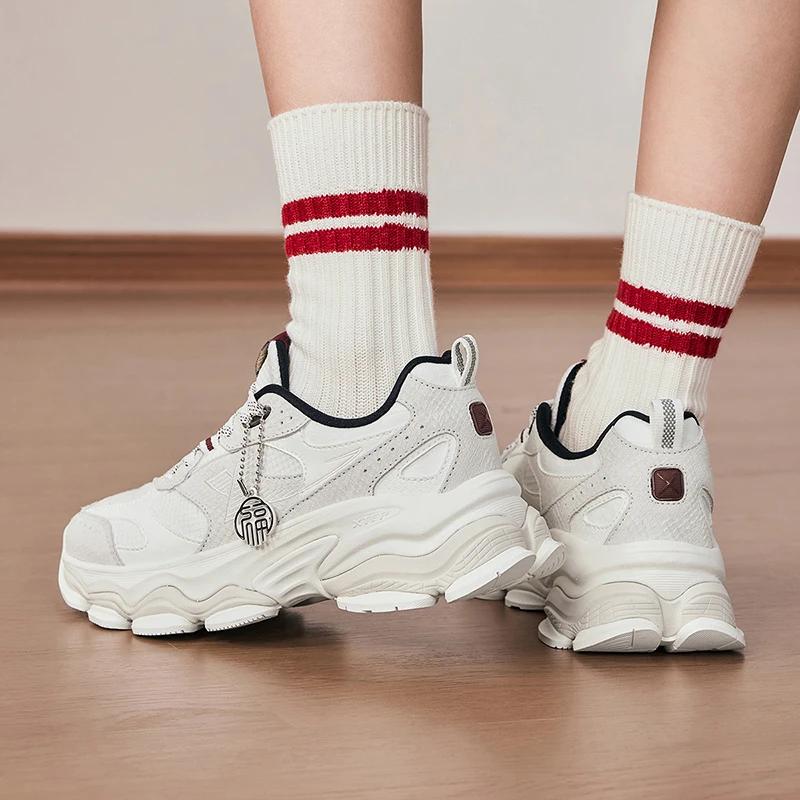 Chaussures de sport décontractées vintage femmes Xtep 2025 - Baskets extérieur semelle optique mode chinoise