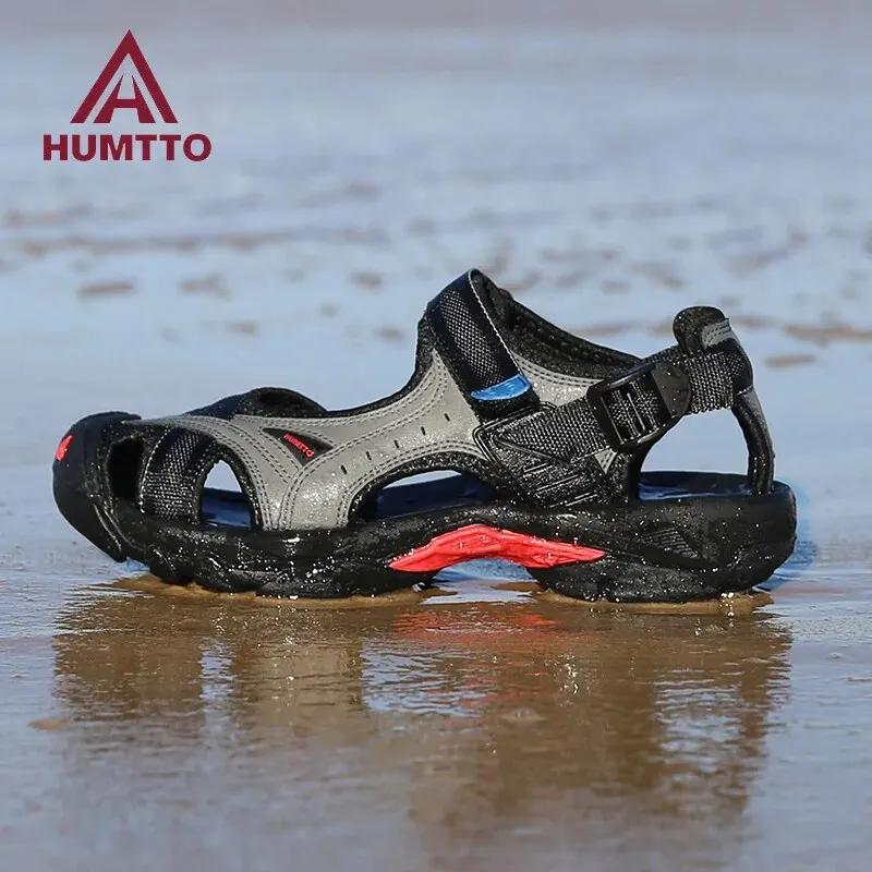 Sandales homme HUMTTO HT-9601A - Chaussures randonnée plage respirantes pour camping et escalade