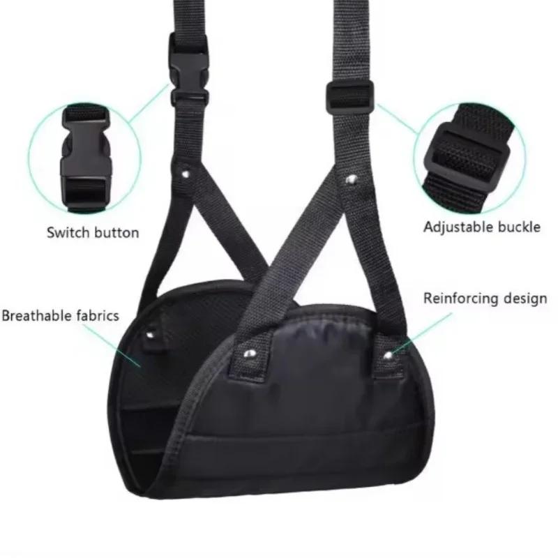 Hamac à jambes réglable Portable avec Support de pied confortable pour avion, bureau et voyage en vo