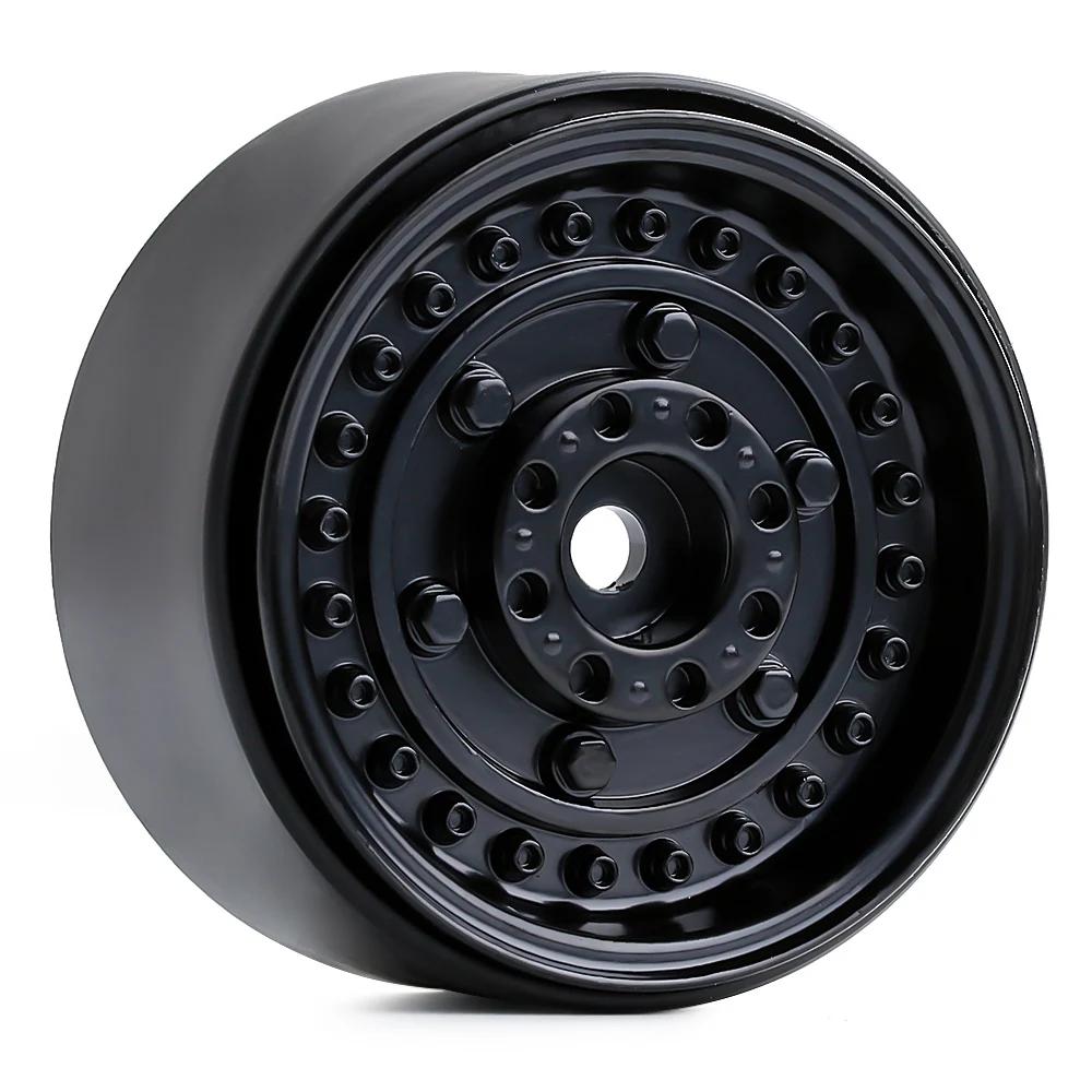 INJORA – jante de roue à bille 116g/pièce, 1.9 pouces, pour voiture à chenilles axiale 1/10 RC SCX10