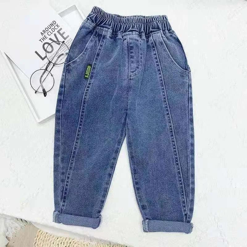 Jeans pour enfants printemps-été, jeans décontractés pour bébés garçons et filles, pantalon sarouel