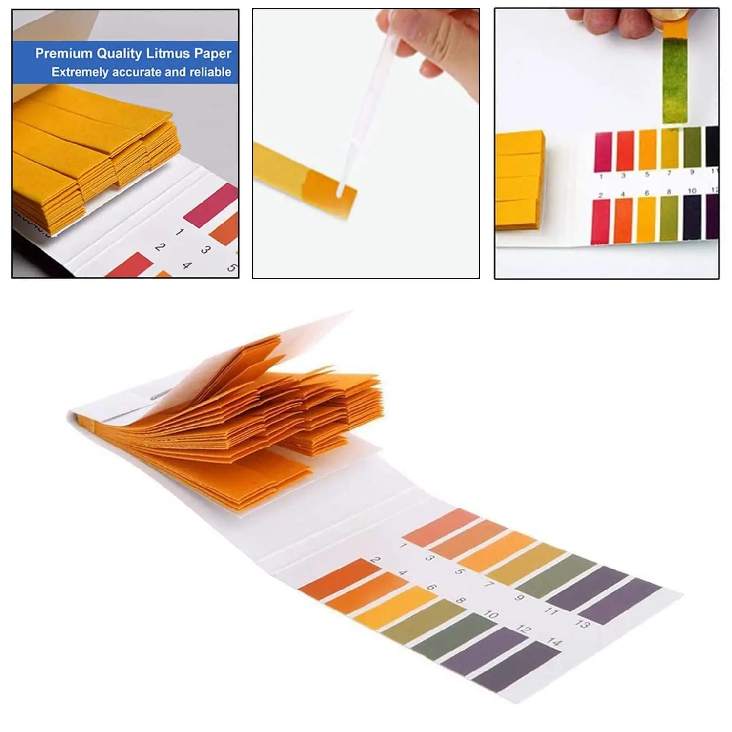 Bandelettes de test de pH universelles, gamme complète, papier de test, Litmus, pH Regina, test exéc