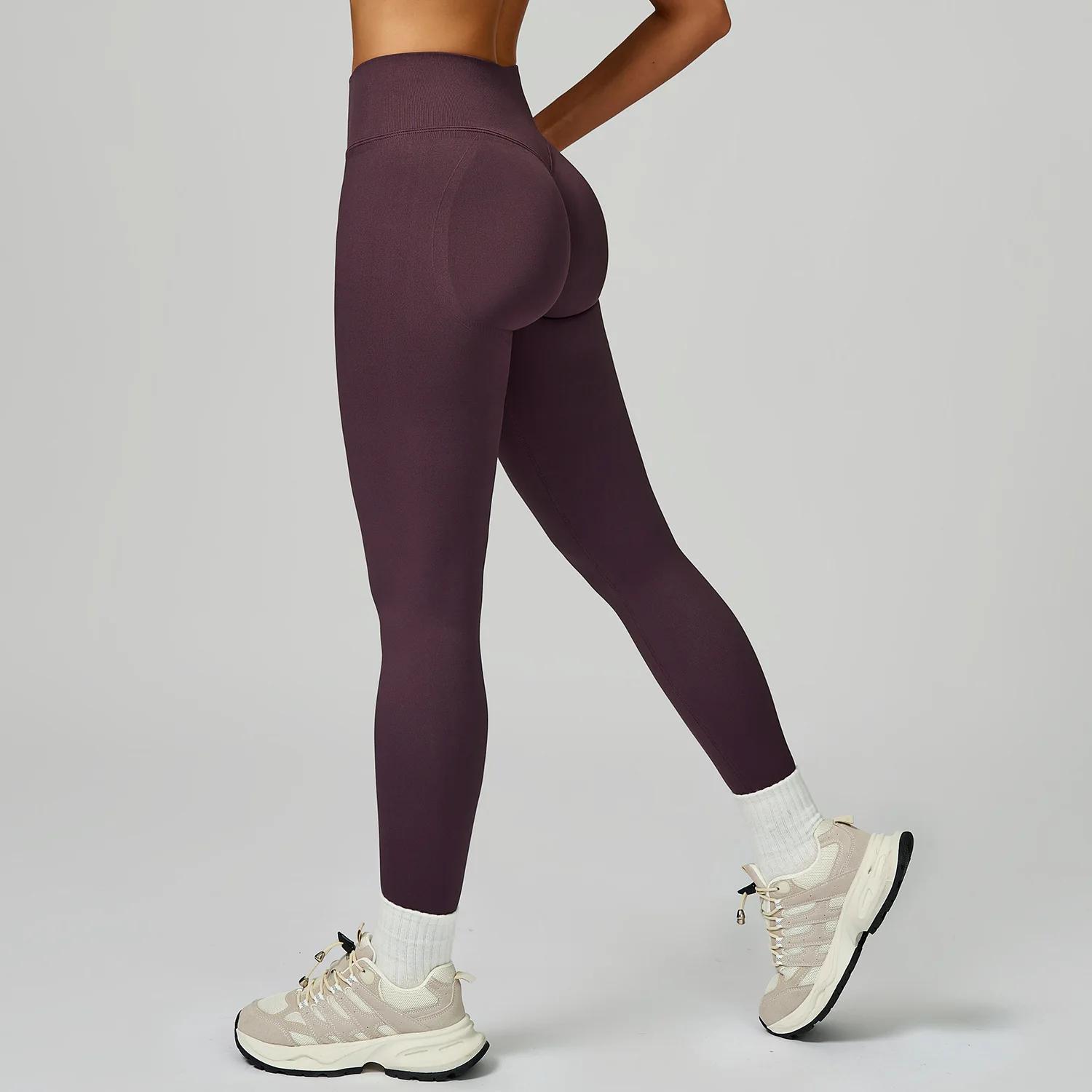 Pantalons de Yoga taille haute sans couture pour femmes, Leggings de Fitness, collants d'entraînemen