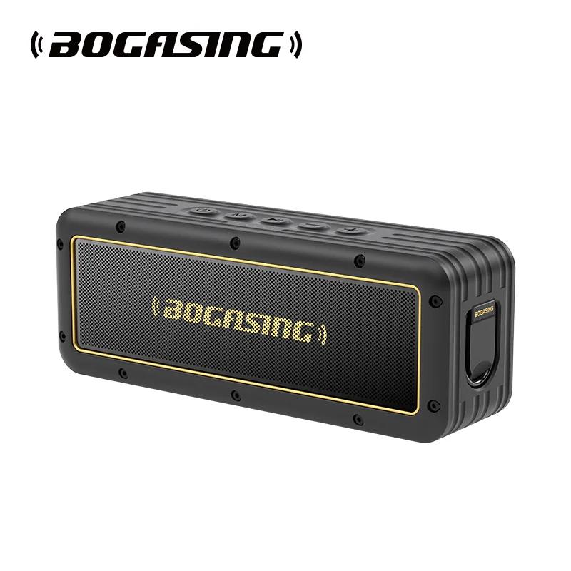 Bogasing g4 bluetooth haut-parleur 50w haut-parleur portable a basses ameliorees avec 24h de jeu, bl