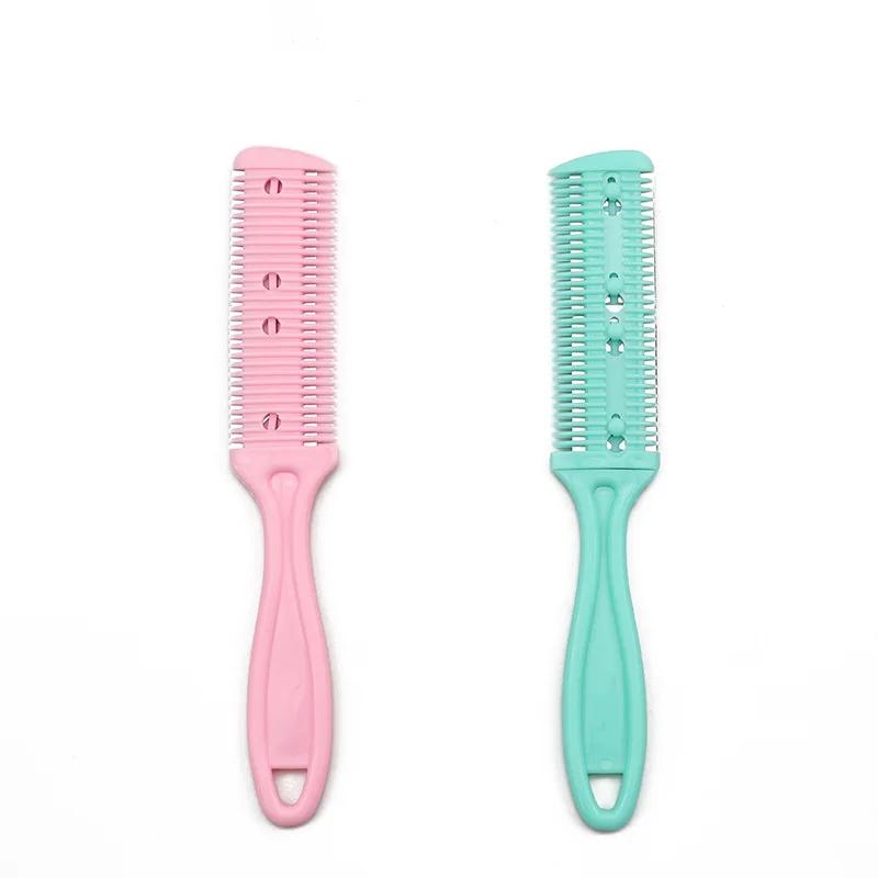 Peigne de coupe de cheveux amincissant Double face, peigne de rasoir double face, utilisé pour coiff