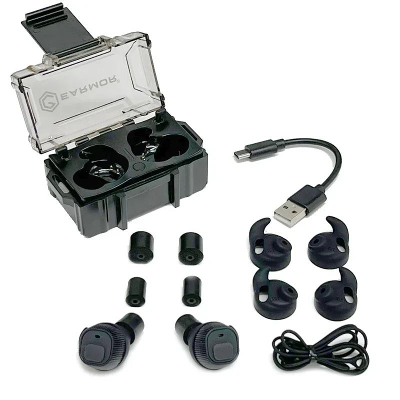 EARMOR-Écouteurs M20 DulNoise Cancelling, Écouteurs Électroniques, Tir, Protège-Oreilles, Law, Poly,