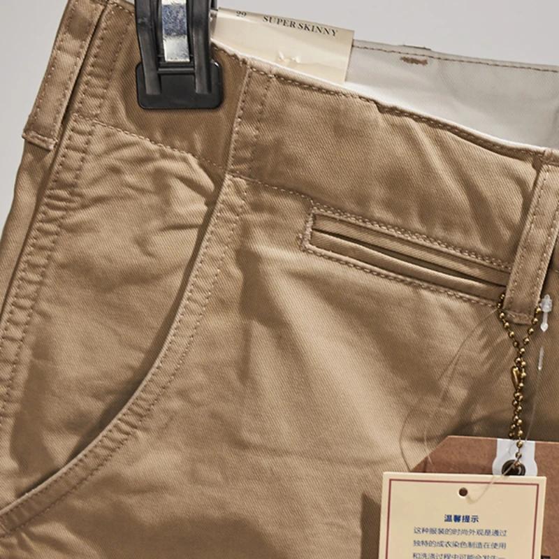 Salopette de Marque Japonaise Rétro pour Homme, Pantalon Droit, Ample, Décontracté, Pieds Coniques,