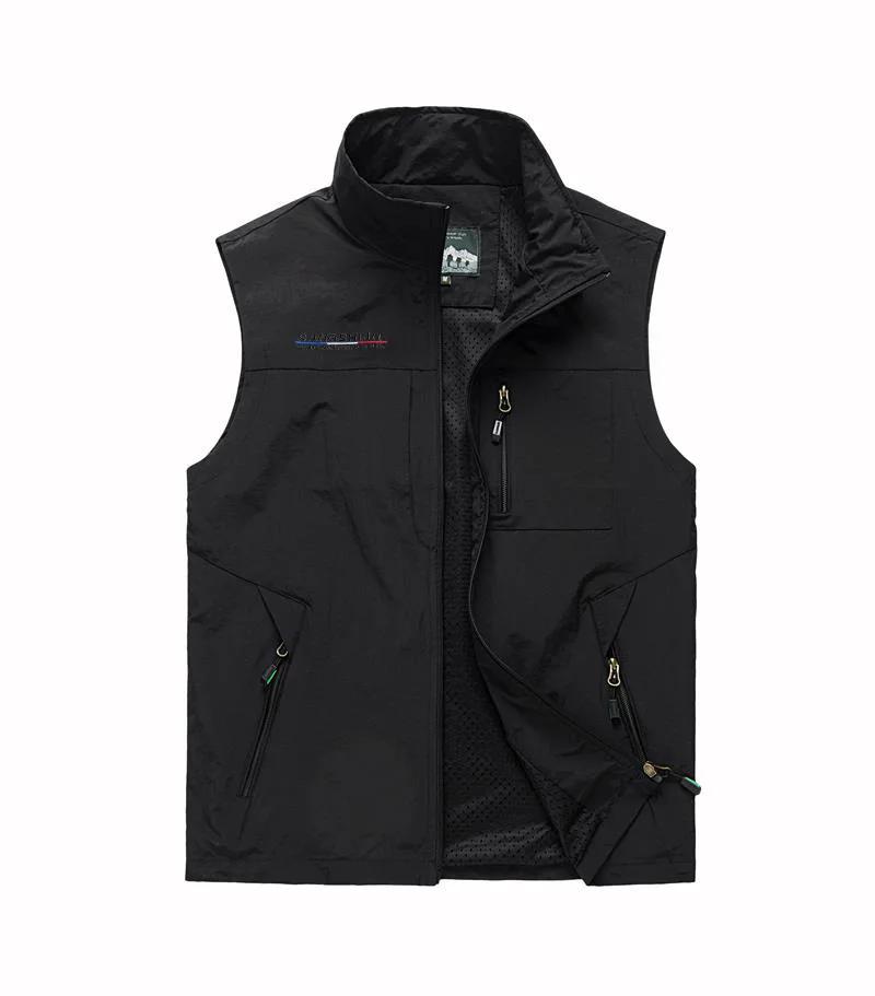 FGKKS 2023 gilets de loisirs en plein air hommes respirant grande poche photographie gilet de pêche
