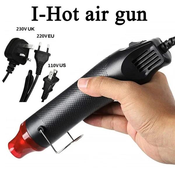 Mini pistolet thermique électrique portatif 300W, avec 300 boutons thermorétractables, pour bricolag