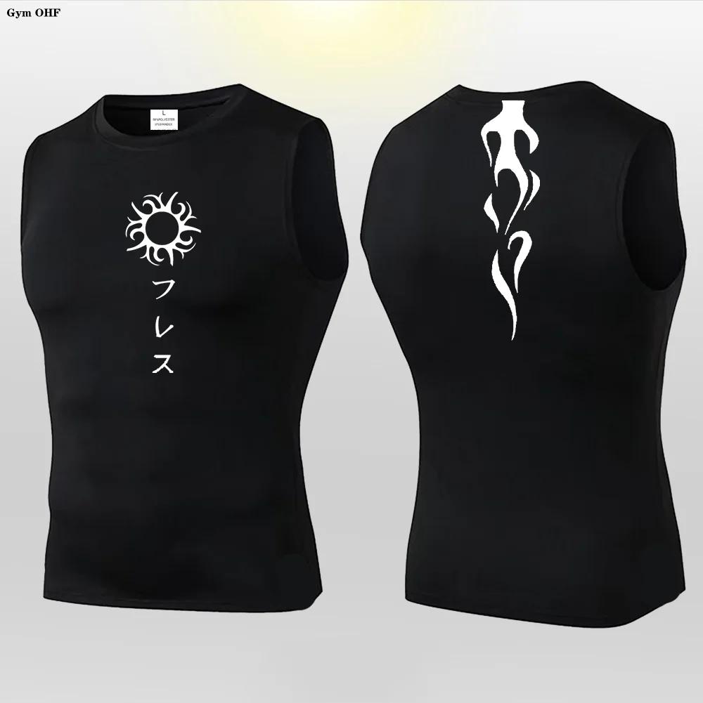 Y2K – gilet de course pour hommes, débardeur de Compression, vêtements de Fitness musculaire, chemis
