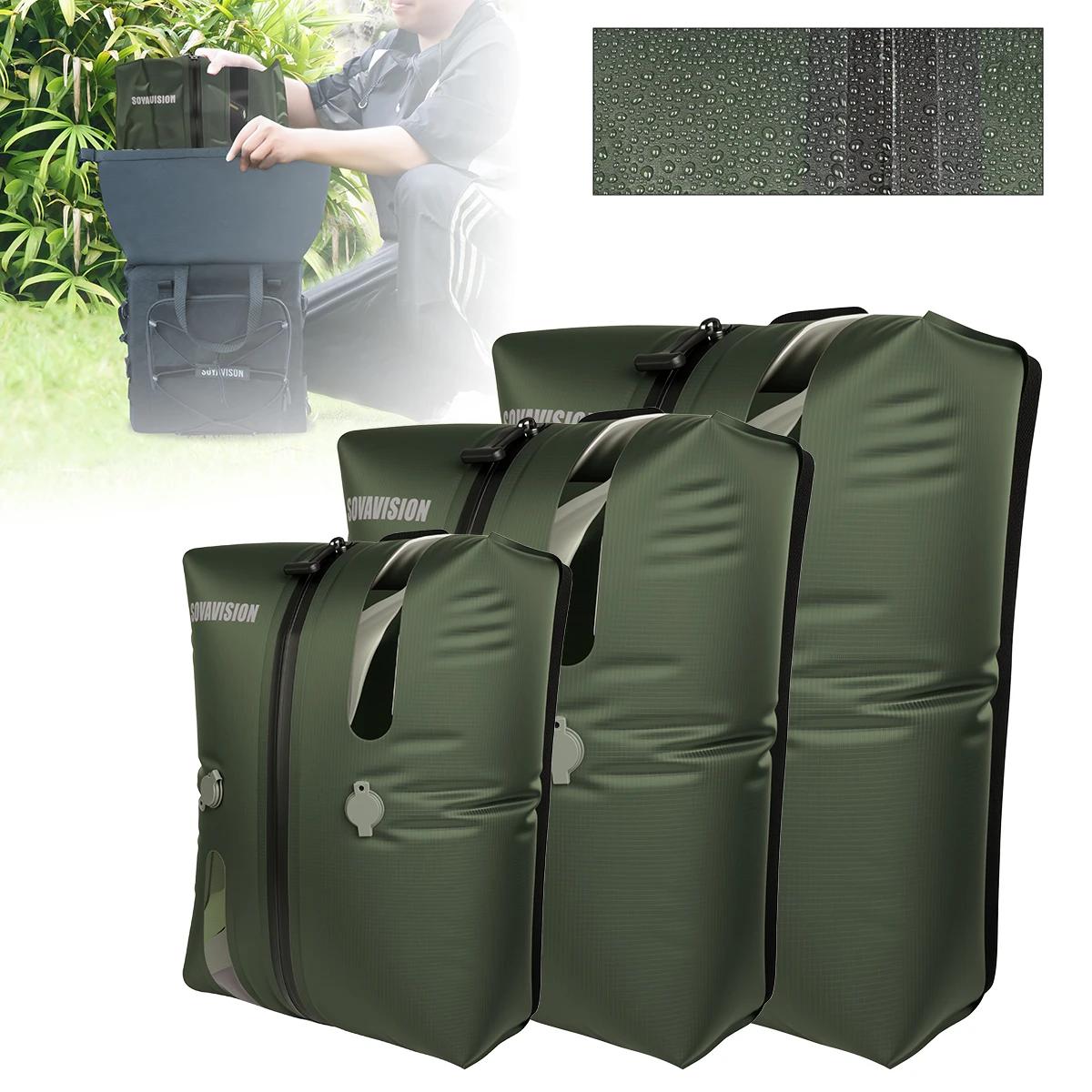 Sac sous vide de voyage, sac de rangement réutilisable, sac de Compression pliable de voyage en plei