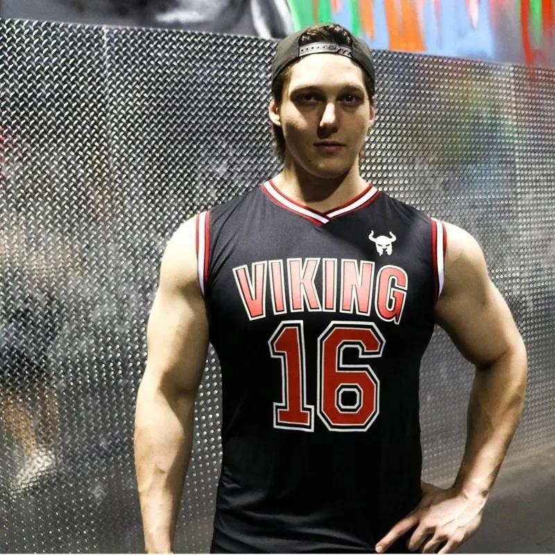 Gilet de sport en maille pour hommes, vêtements d'entraînement de basket-ball, Blazer de course à im