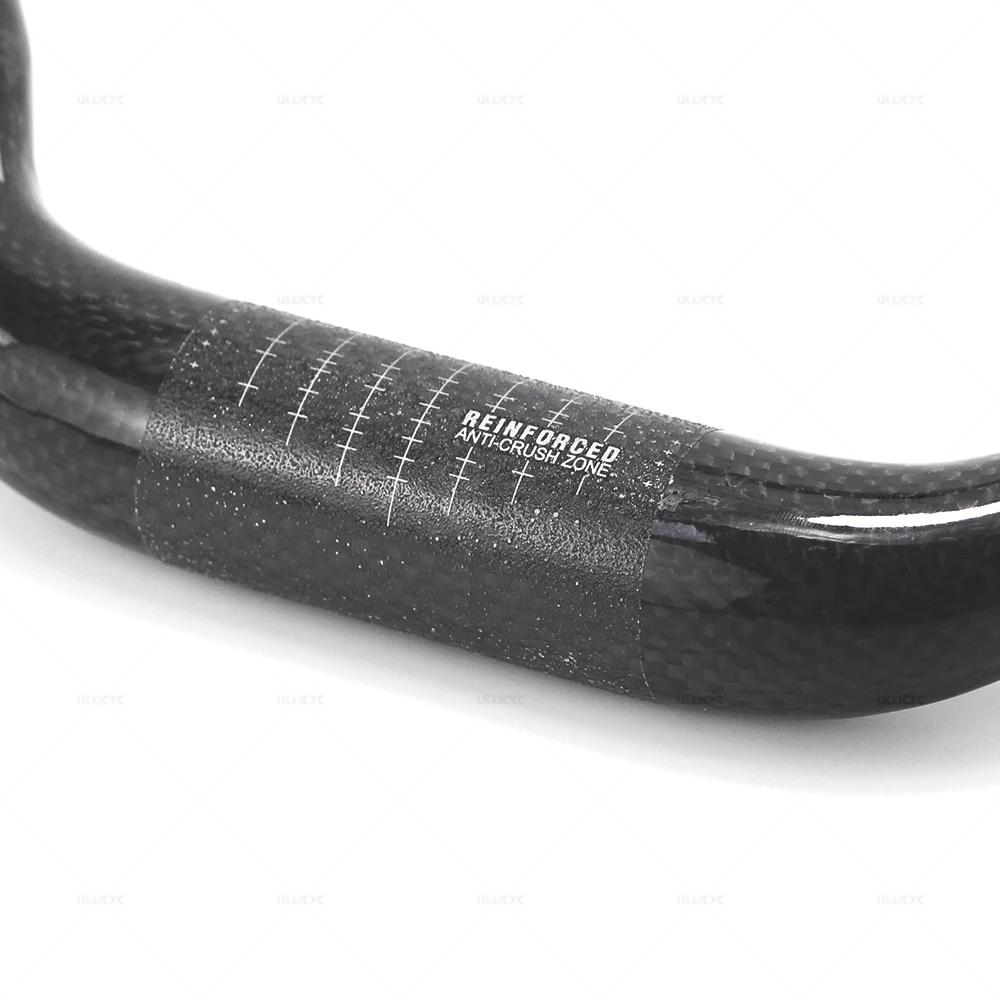 Guidon élévateur en carbone pour VTT et BMX, guidon brillant, visage de course NEXT, 31,8 mm, diamèt