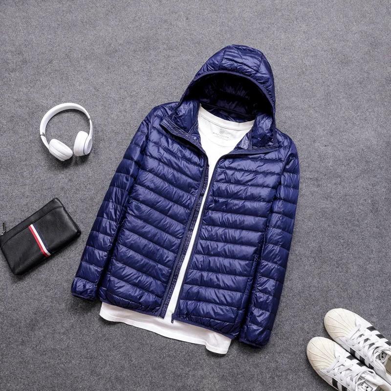 Doudoune Ultra Légère pour Homme, Manteau Respirant, Pliable, Degré d'Eau et de Vent, Grande Taille,