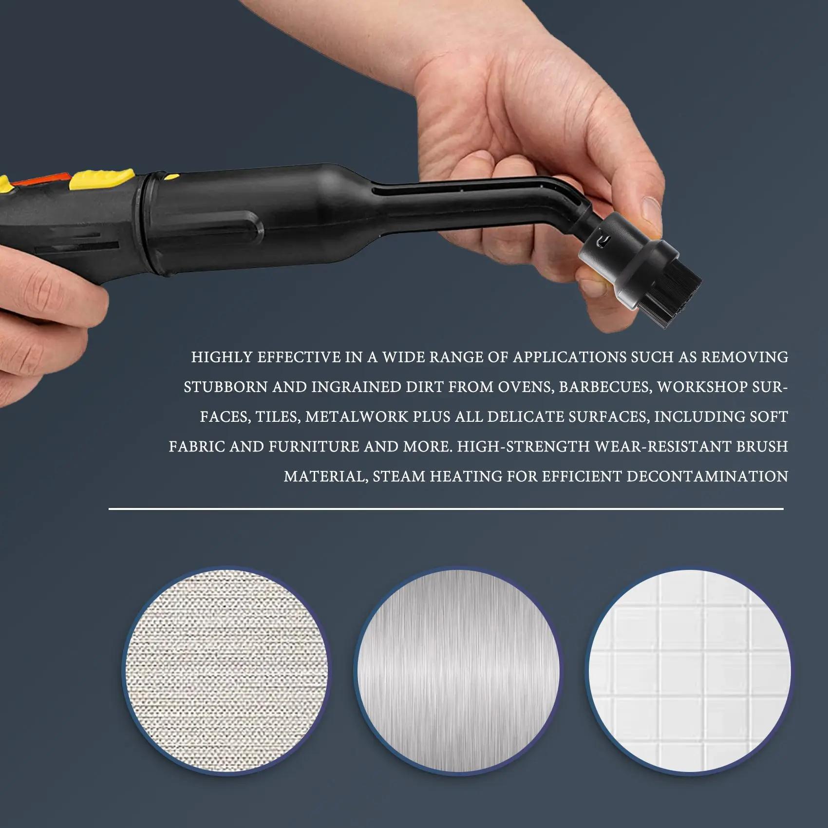 Grande brosse ronde pour nettoyeur vapeur Karcher, adaptateur d'accessoires pour livres, pour la mai