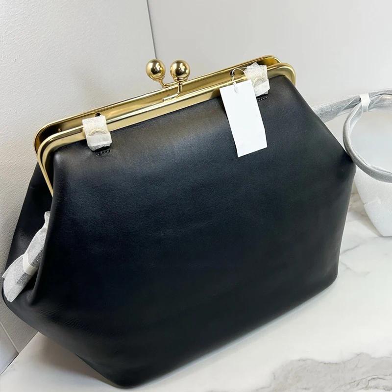 Collection Printemps Sacs à main grande capacité avec fermoir baiser pour femmes Sacs à main et poch
