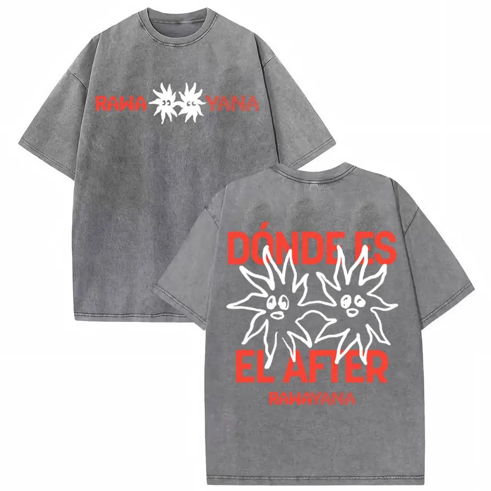 T-shirt imprimé avec les paroles de Rawayana Se Viene Cositas, pour hommes et femmes, mode Hip Hop S
