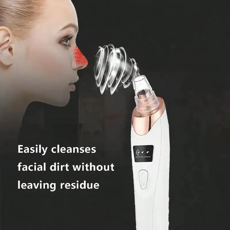 Nettoyeur électrique pour le soin de la peau du visage, élimination des pores, aspirateur pour l'éli