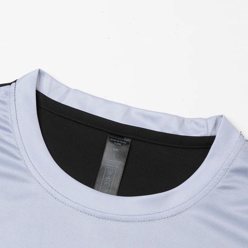 CHRLCK – vêtements de Fitness en soie glacée, T-shirt à séchage rapide, costumes unisexes à manches