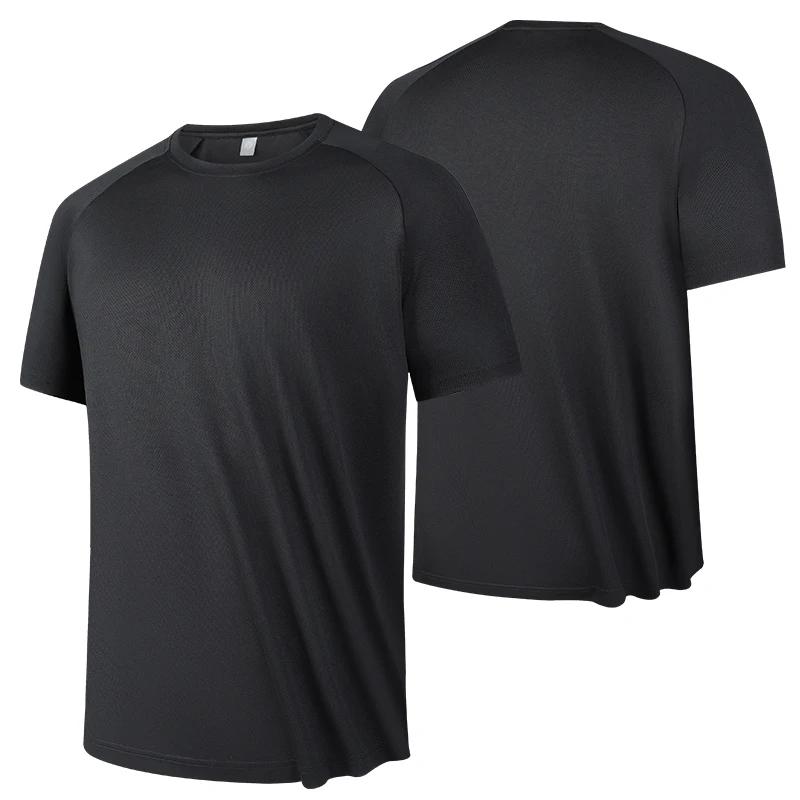 Haute qualité hommes respirant séchage rapide course sport fitness respirant confortable à manches c