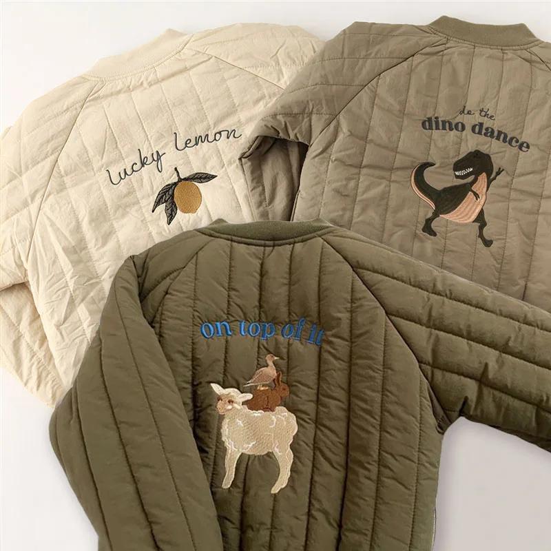 Vêtements pour enfants de 1 à 6 ans, veste en coton épais pour filles, manteau chaud pour bébés, vêt