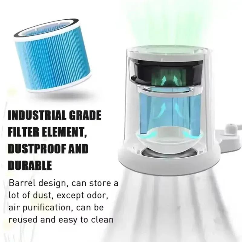 Lampe sans ombre + collecteur de poussière d'ongles 2 en 1 - Produit OEM professionnel 4Blanc pour s