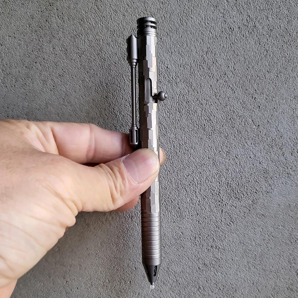 Stylo tactique en alliage de titane EDC, avec Collection d'écriture, outils EDC portables multifonct