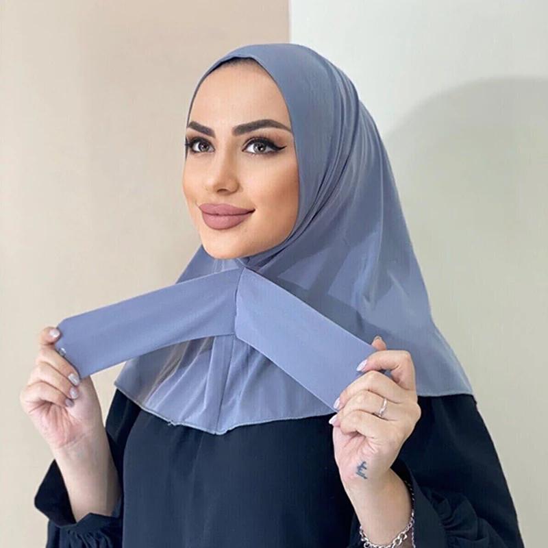Ready To Go – Hijab intérieur instantané à couverture complète, pour dames, filles et femmes, avec b