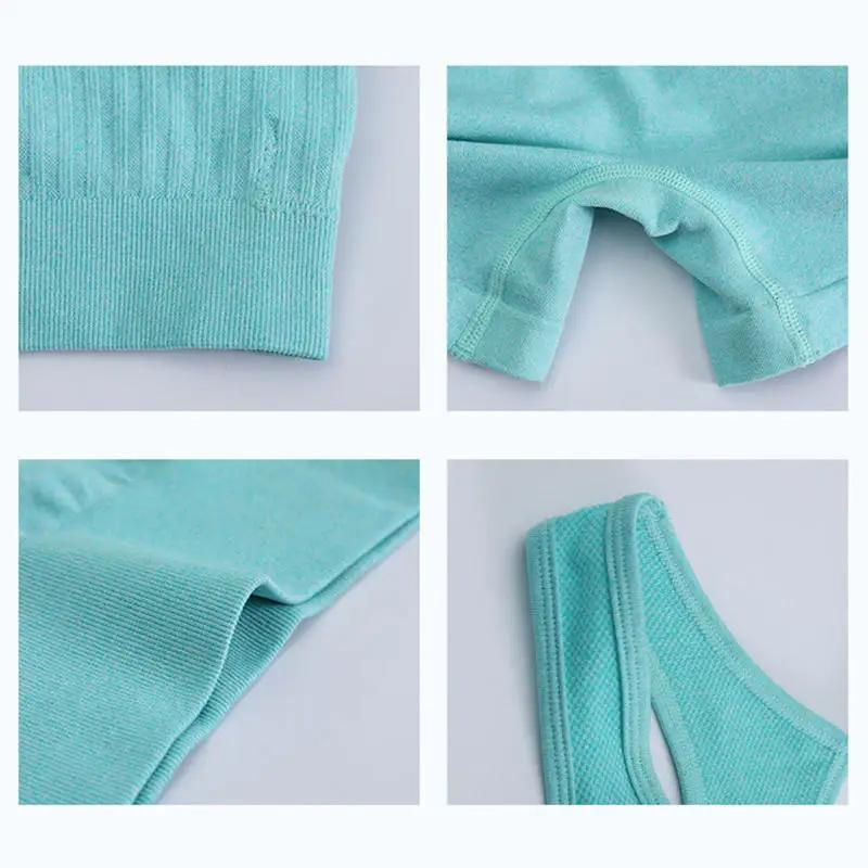 Ensemble de shorts de yoga taille haute pour femmes, collants de fitness, lifting des fesses, entraî
