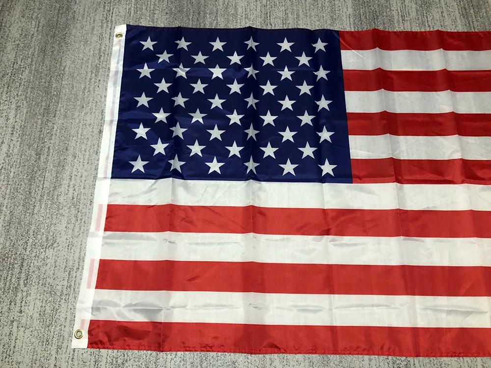 Drapeau américain 60x90cm 90x150cm drapeau américain Double face imprimé Polyester bannière suspendu