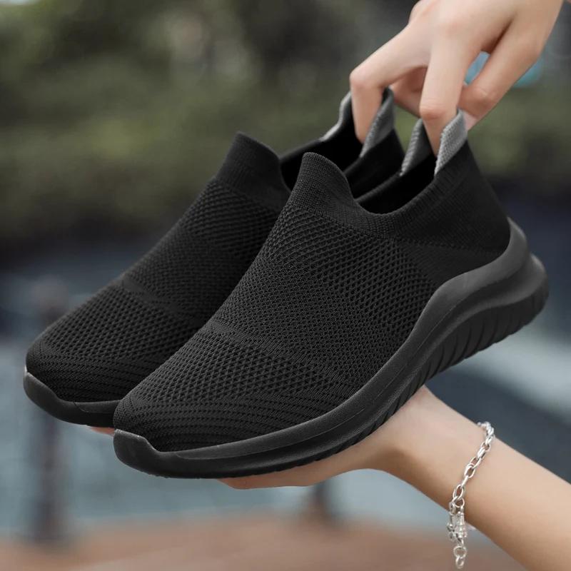 Unisexe hommes femmes chaussures décontractées semelle souple Slip-On hommes baskets femmes chaussur