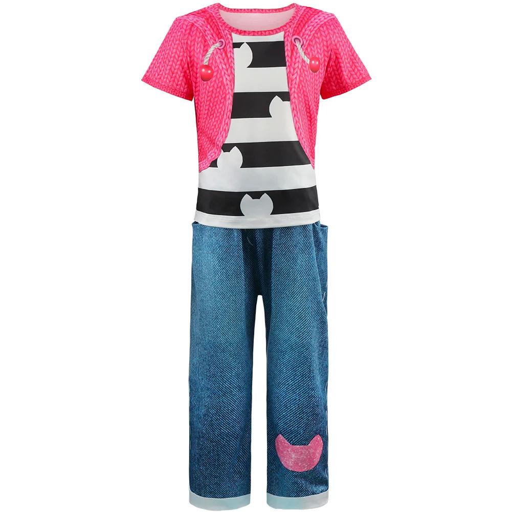 Costume enfant Gabby dessin animé imprimé T-Shirt + pantalon 2 pièces ensembles pour enfants carnava