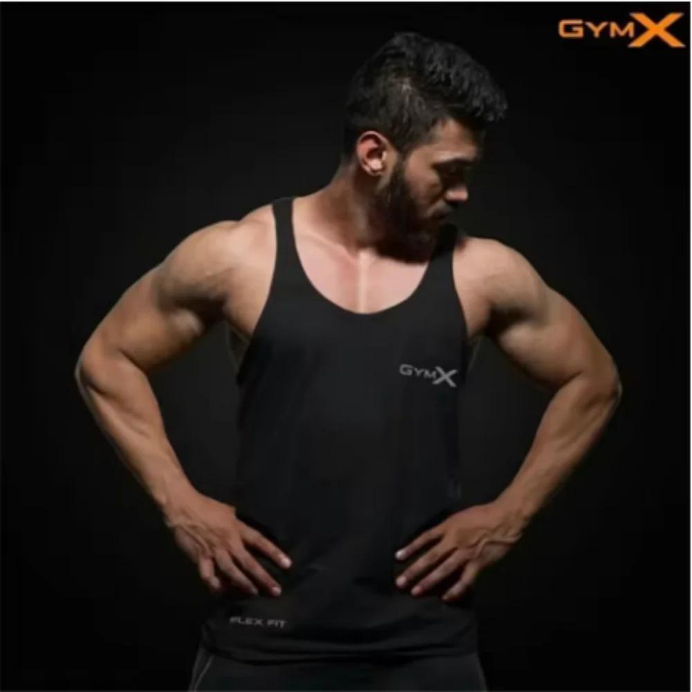 Débardeur musculation homme coton serré - Haut sans manches entraînement fitness gymnase vêtements sport marque
