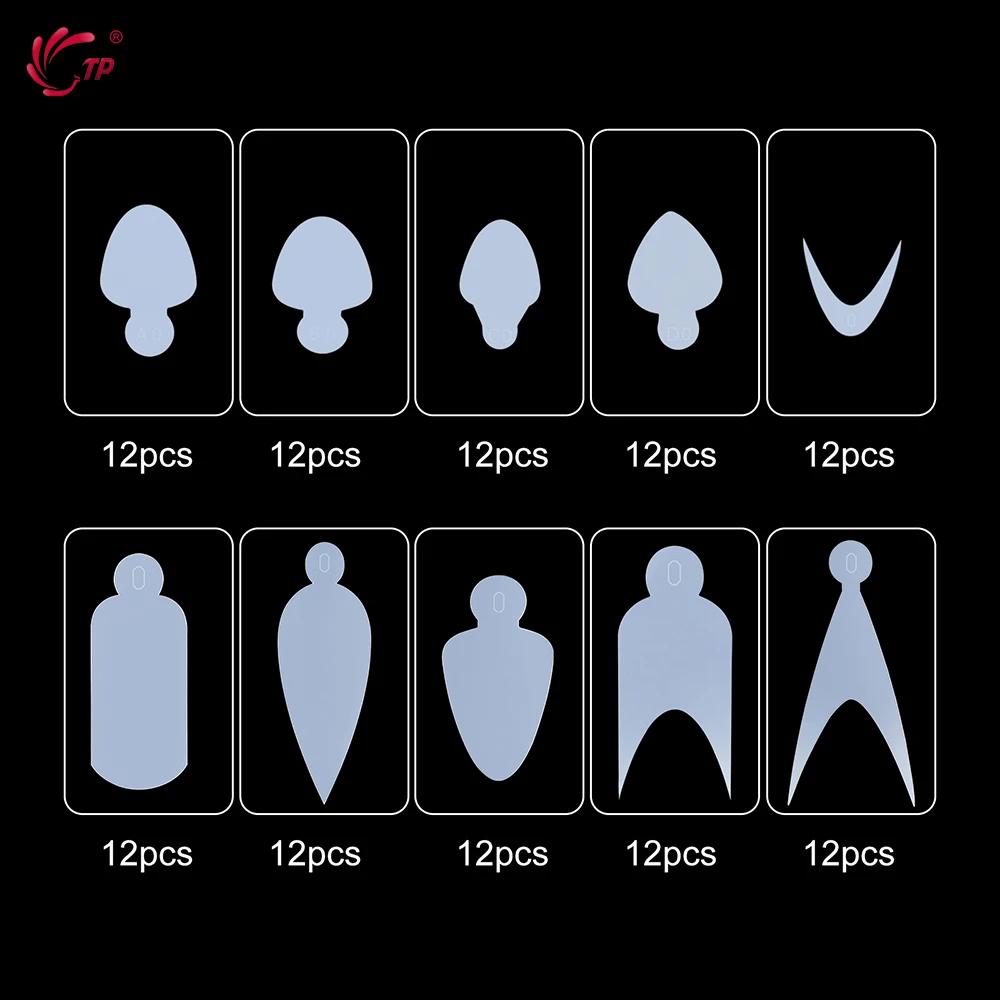 TP 60/120 pièces moule en Silicone pour ongles français réutilisable pour système Duet ongles double
