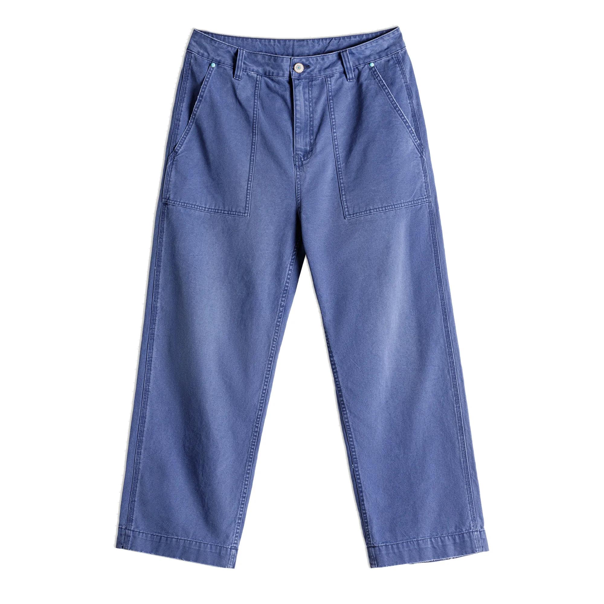 Maden – jean vintage en coton délavé pour hommes, pantalon de travail en toile bleue avec fermeture