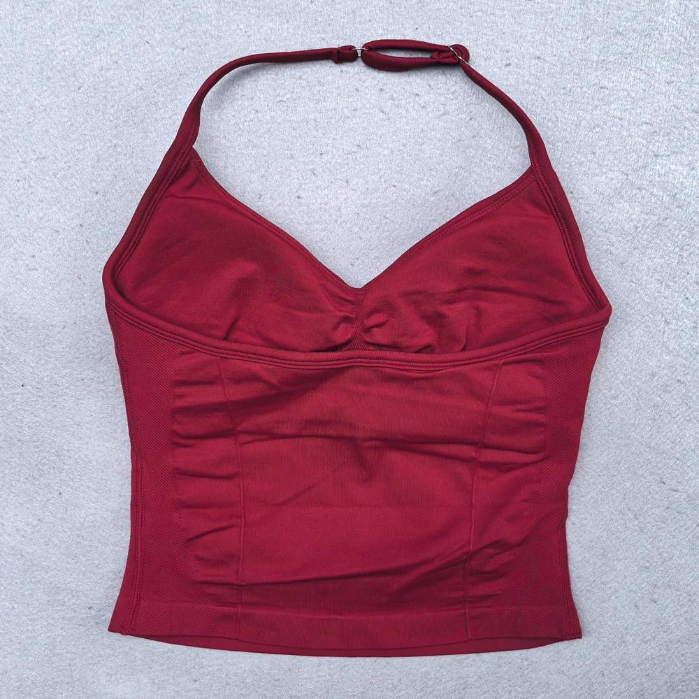 Gilet de Yoga à bretelles palangre réglable, vêtements de gymnastique pour femmes, soutien-gorge int