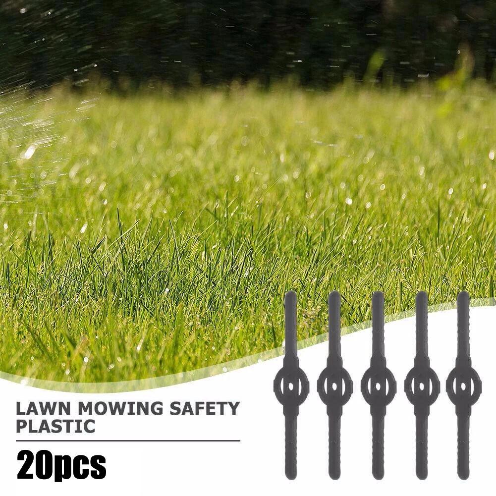 Lames de coupe en plastique pour coupe gazon électrique sans fil, outil de coupe-herbe, outil de jar