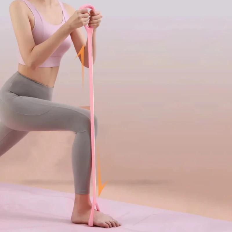 Bande de résistance de forme de 8, bande élastique d'entraînement sportif, corde de traction en caou