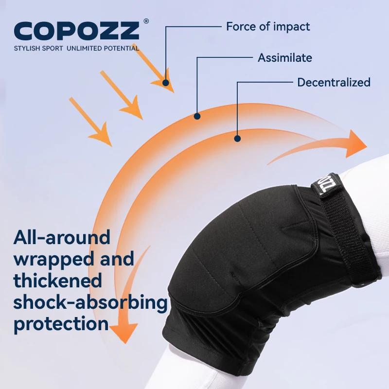COPOZZ protection genouillères ski patinage - Short rembourré hanches S-XL sports d'hiver