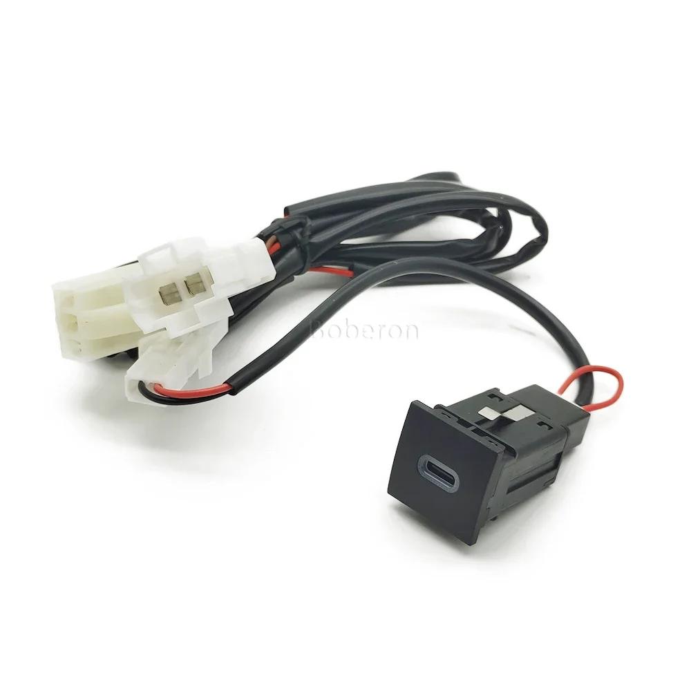 Prise de charge rapide PD Type-C pour voiture, adaptateur d'alimentation à charge rapide pour VW Gol