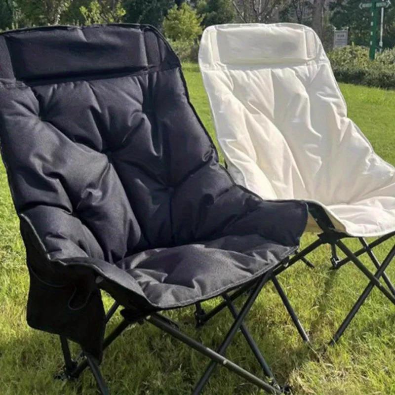 Chaise lunaire à dossier haut, barbecue d'extérieur, pique-nique, ensemble table à manger et chaise