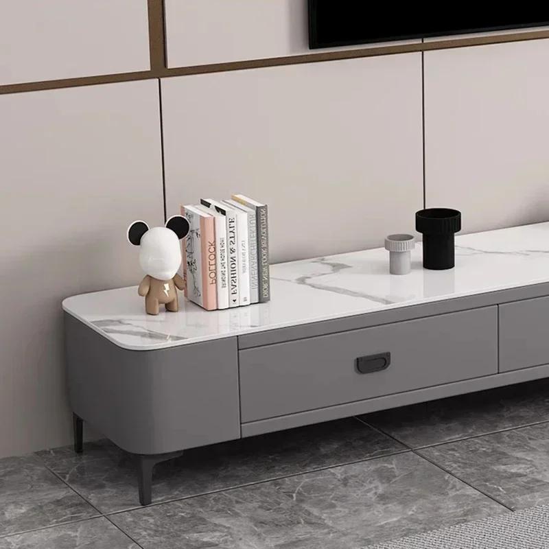 Meubles De télévision simples nordiques Glamour rangement européen salon moderne meuble De télévisio